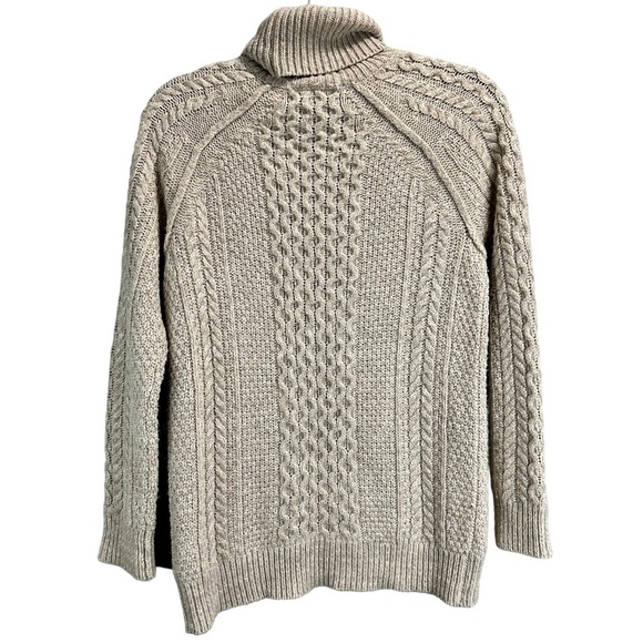 Vince Wool/Alpaca Cableknit Turtleneck Sweater - Picture 4 of 7